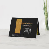 INDIVIDUELLE NAME Glückwunsch - Verdienen Sie Ihre Karte (Rückseite)