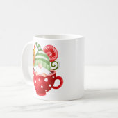 Individuelle Name Gnome und Gingerbrot Kakao-Tasse Kaffeetasse (Vorderseite Links)