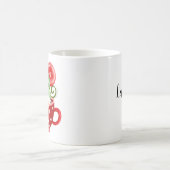 Individuelle Name Gnome und Gingerbrot Kakao-Tasse Kaffeetasse (Mittel)