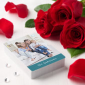 Individuelle Name "Go Fish" Foto Spielkarten (Insitu (Valentinstag))