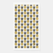 Individuelle Name Gold Ananas Serviette (Vorderseite)