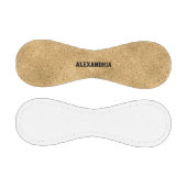 Individuelle Name Gold Glitzer Falknerei Baseball (Paneele)