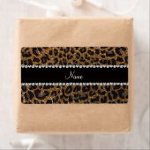 Individuelle Name Gold Glitzer Leopard (Insitu)