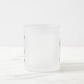 Individuelle Name Goldfolie Rosa Rose Letter C Mattglastasse (Mittel)