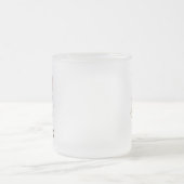 Individuelle Name Goldfolie Rosa Rosen Buchstabe B Mattglastasse (Mittel)