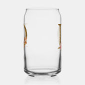 Individuelle Name Goldfolie Rosa Rosen Buchstabe D Dosenglas (Links)