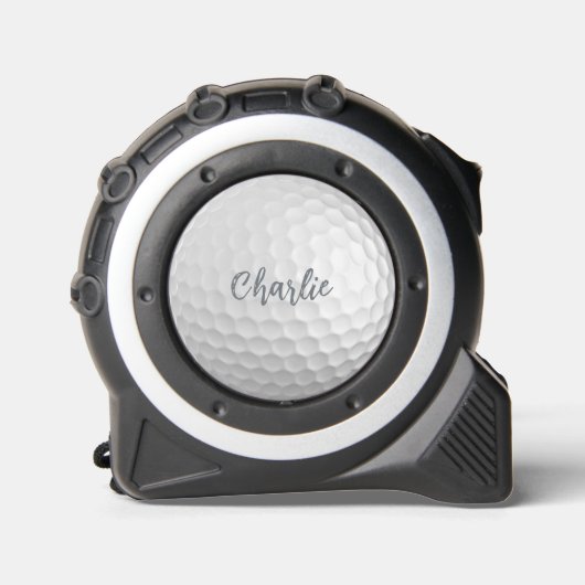 Individuelle Name Golf Ball Maßband (Vorderseite)