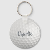 Individuelle Name Golf Ball Schlüsselanhänger (Rückseite)