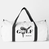 Individuelle Name Golf Duffle Bag (Vorderseite)