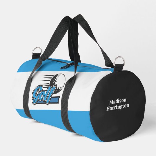 Individuelle Name Golf Duffle Bag (Linke Seite)