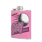 Individuelle Name Golf Flachmann (Links)