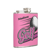 Individuelle Name Golf Flachmann (Rechts)