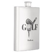 Individuelle Name Golf Flachmann (Rechts)