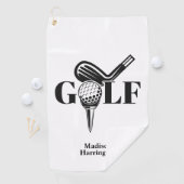 Individuelle Name Golf Golfhandtuch (Insitu)