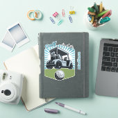 Individuelle Name Golf ist das Leben Aufkleber (iPad Hülle)
