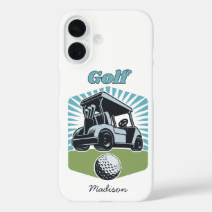 Individuelle Name Golf ist das Leben iPhone 16 Hülle