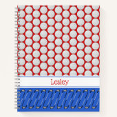 Individuelle Name Golf-Motive Notizblock (Vorderseite)