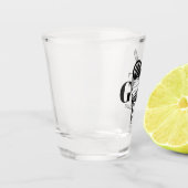 Individuelle Name Golf Schnapsglas (Links)
