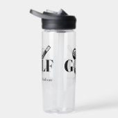 Individuelle Name Golf Trinkflasche (Rechts)