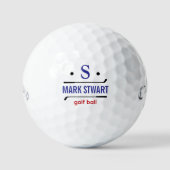 Individuelle Name Golfer Balls Golfball (Vorderseite)