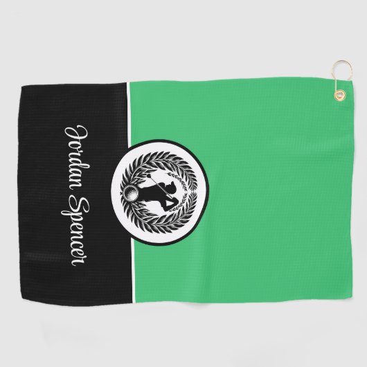 Individuelle Name Golfhandtuch (Horizontal)
