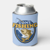 Individuelle Name Gone Fishing Dosenkühler (Kanne Vorderseite)