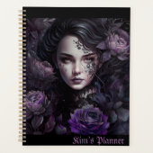 Individuelle Name Gothic Planner Planer (Vorderseite)