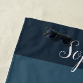 Individuelle Name Gradient Beach Handtuch - Von de (Beispiel)