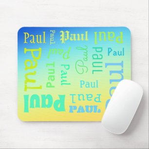 Individuelle Name Gradient Mouse Pad Mousepad