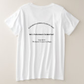 Individuelle Name Graduation Party Class of 2029 Große Größe T-Shirt (Design Rückseite)