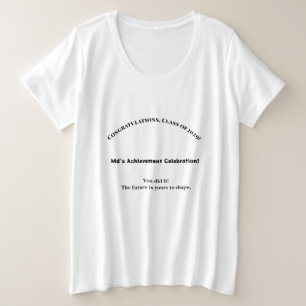 Individuelle Name Graduation Party Class of 2029 Große Größe T-Shirt