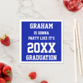 Individuelle Name Graduation Party Ideas Serviette (Beispiel)