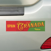 Individuelle Name Granada Spanien Autoaufkleber (Auf Auto)