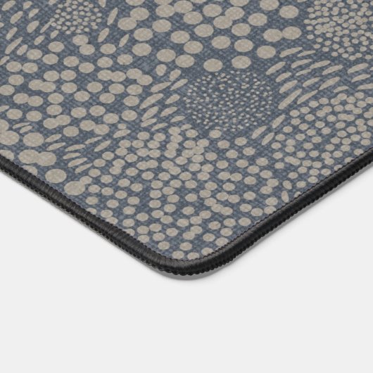 Individuelle Name Gray Blue Abstrakt Unique Zuhaus Schreibtischunterlage (Ecke)