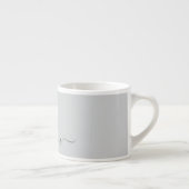 Individuelle Name Gray Espresso Tasse (Rechts)