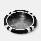Individuelle Name Gray Monochrome Pokerchips (Einzeln)