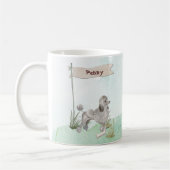 Individuelle Name Gray Poodle Haustier Hund Kaffeetasse (Links)