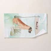 Individuelle Name Great Dane Pet Hund Badhandtuch Set (Handtuch)