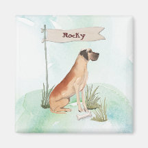 Individuelle Name Great Dane Pet Hund