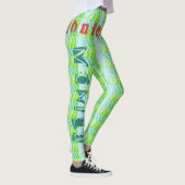 Individuelle Name Green Leggings (Rechts)
