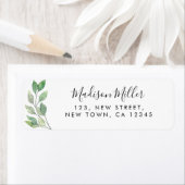 Individuelle Name Greenery Rücksendeadresse (Insitu)