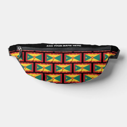 Individuelle Name GRENADIAN FLAG VON GRENADA Fanny Bauchtasche (Ablage )