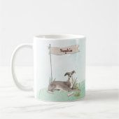 Individuelle Name Greyhound Pet Dog Kaffeetasse (Links)