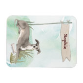 Individuelle Name Greyhound Pet Dog Magnet (Horizontal)