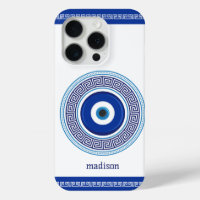 Individuelle Name Griechisches Muster Evil Eye Naz