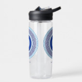 Individuelle Name Griechisches Muster Evil Eye Naz Trinkflasche (Links)