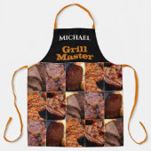 Individuelle Name Grill Master GRILLEN Barbecue Sc Schürze (Vorderseite)