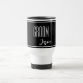 Individuelle Name Groom Travel Mug Reisebecher (Mittel)