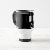 Individuelle Name Groom Travel Mug Reisebecher (Vorderseite Links)