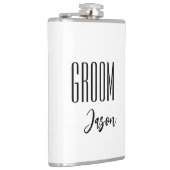 Individuelle Name Grooves Flask Flachmann (Rechts)